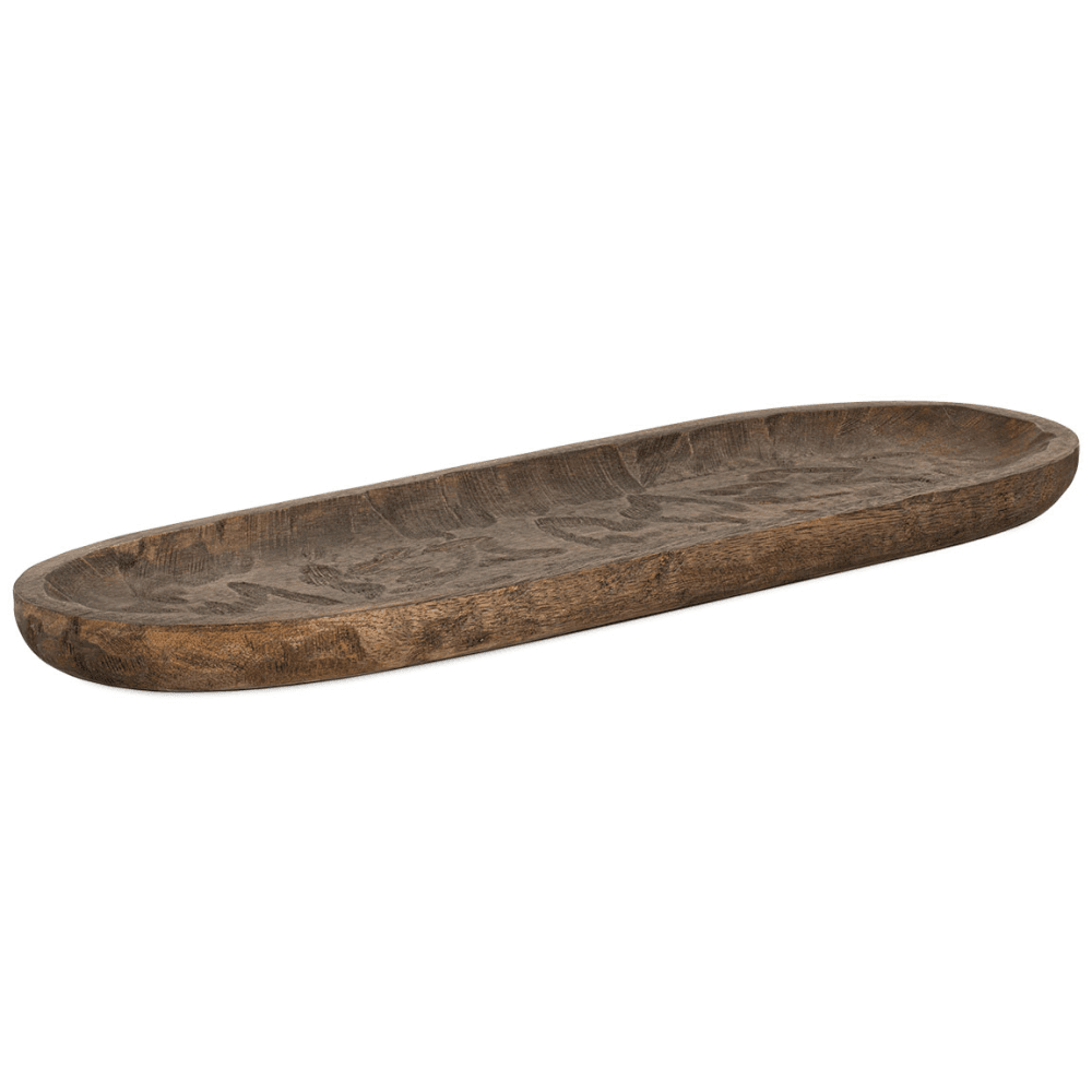 Nyati Serving Platter, Dark Brown