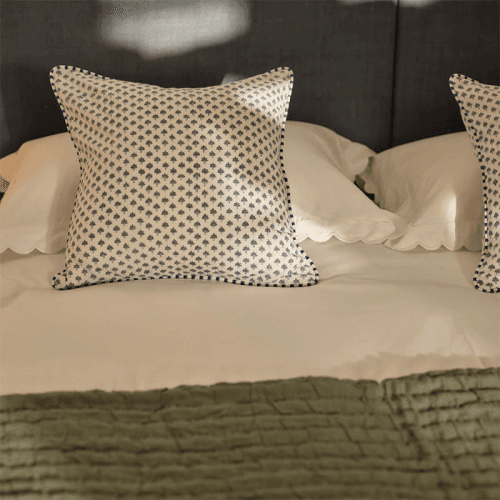 Image showing the Eve Cushion Cover, Navy product.