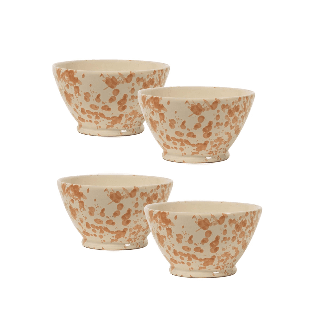 Splatter Set of 4 Cereal Bowls