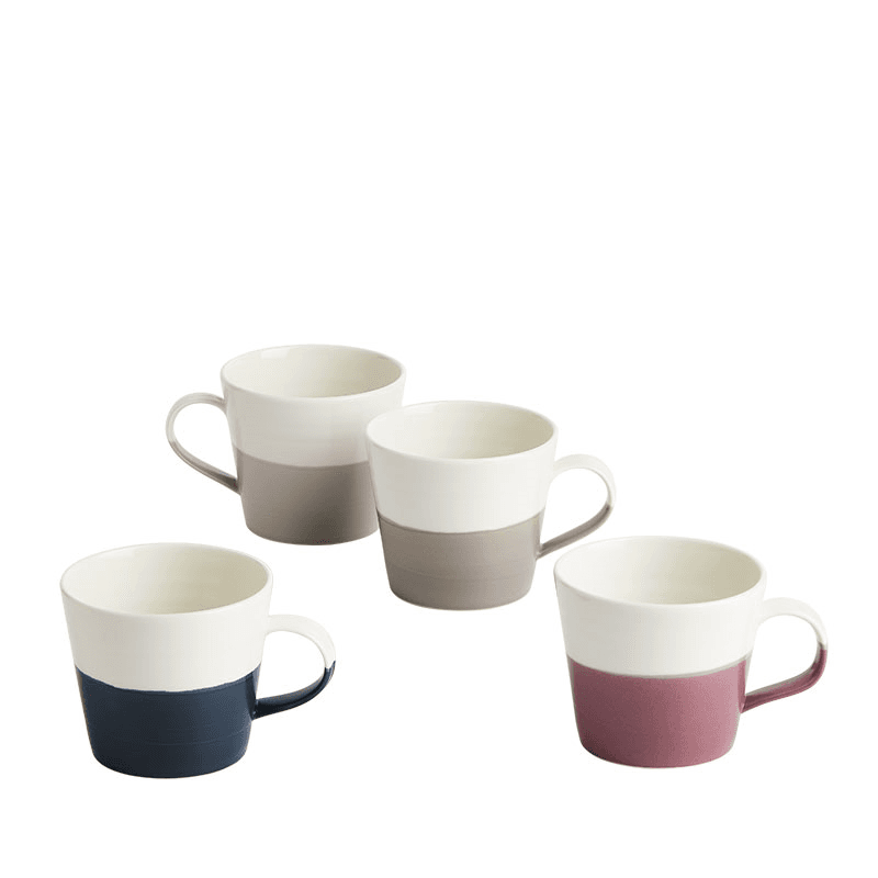 Coffee Studio Set of 4 Mugs, Mixed