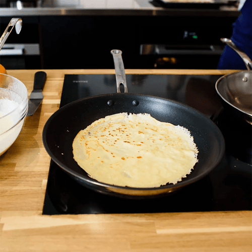 Image showing the Fry pan, tri-ply with coating, Stainless steel product.