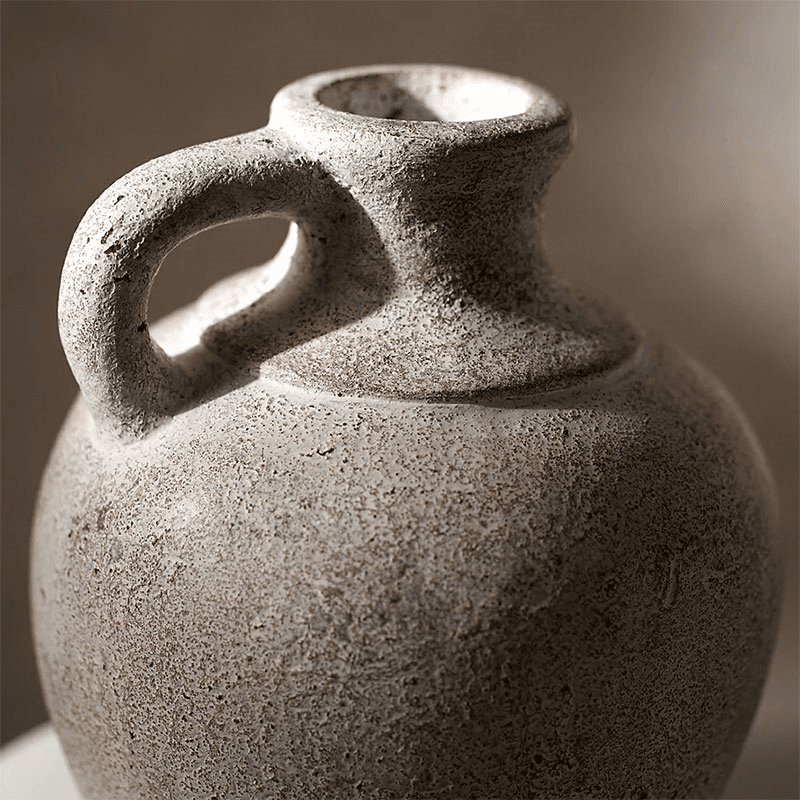 Arley Terracotta Jug, White