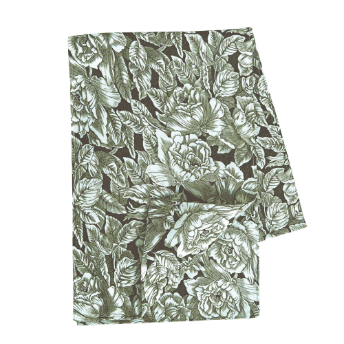 Image showing the Hibiscus Table Runner, Green product.