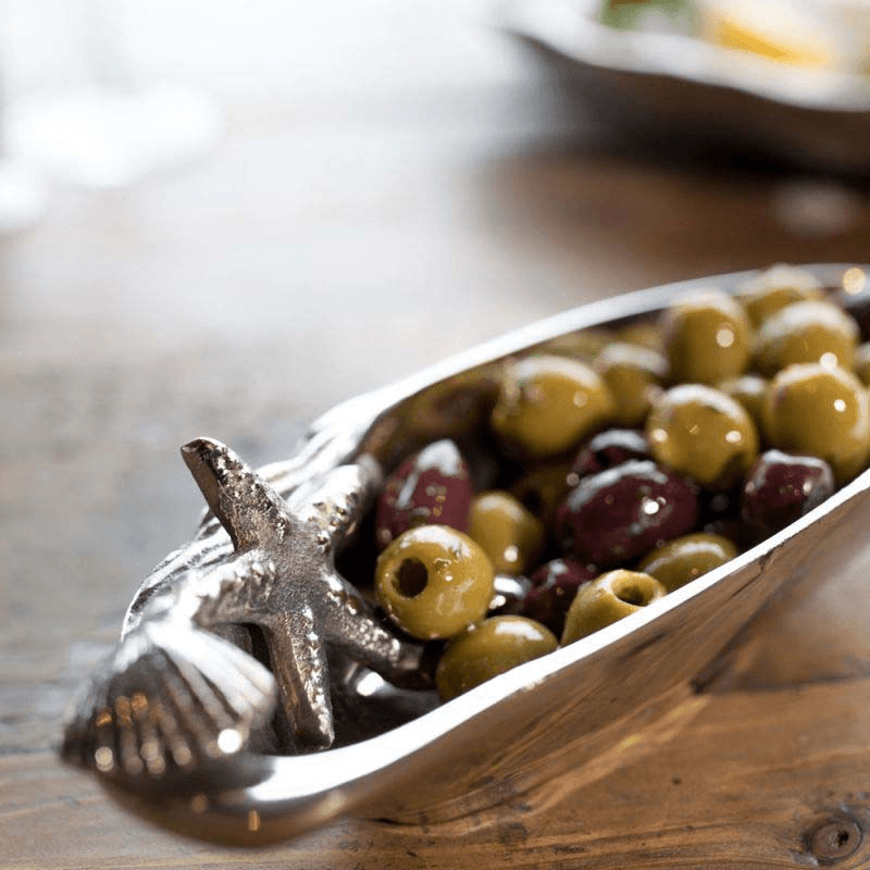 Seashore Dish, Silver