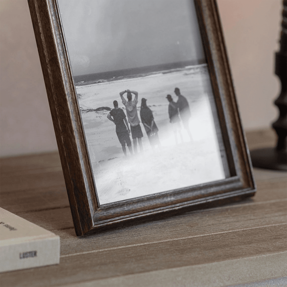 Bramley Wooden Photo Frame, Dark Mango Wood