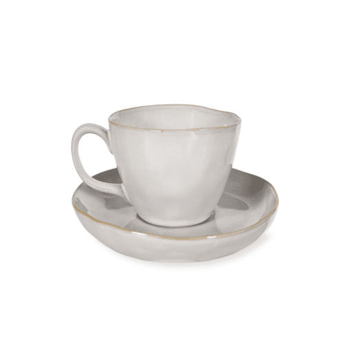 Image showing the Ithaca Cup and Saucer, White product.