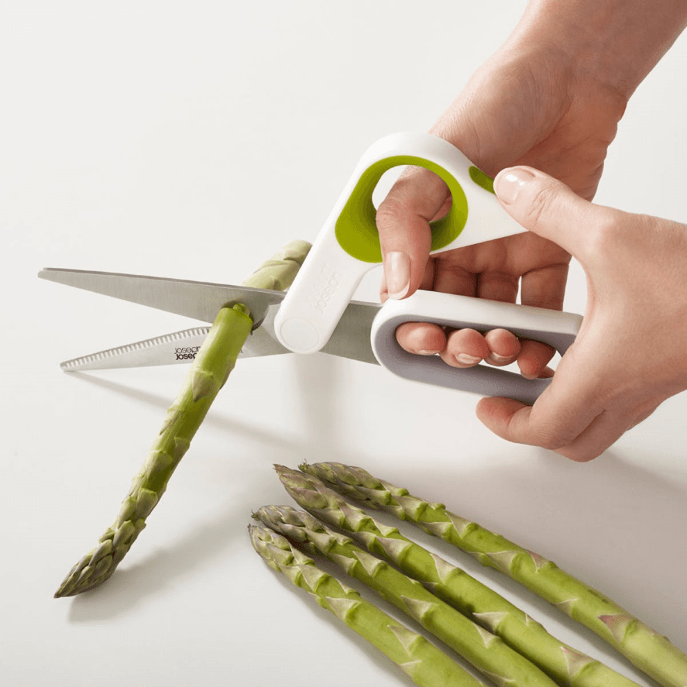 PowerGrip Kitchen scissors, White/Green