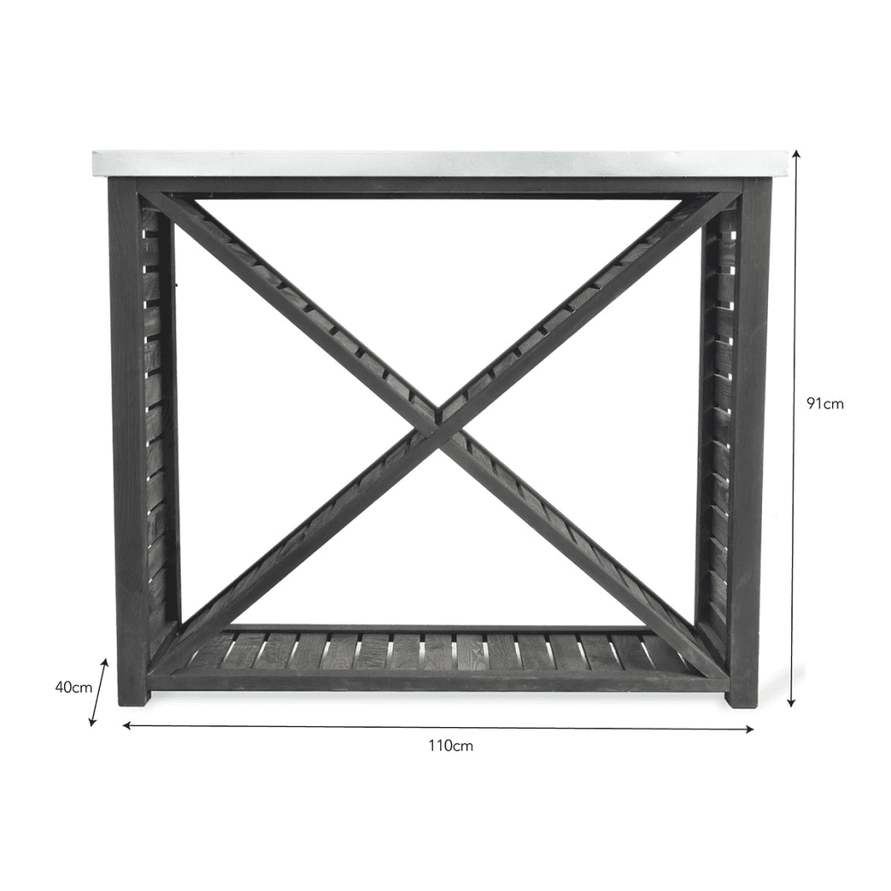 Moreton Cross Log Store, Black