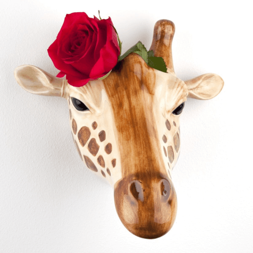 Image showing the Giraffe Wall Vase product.