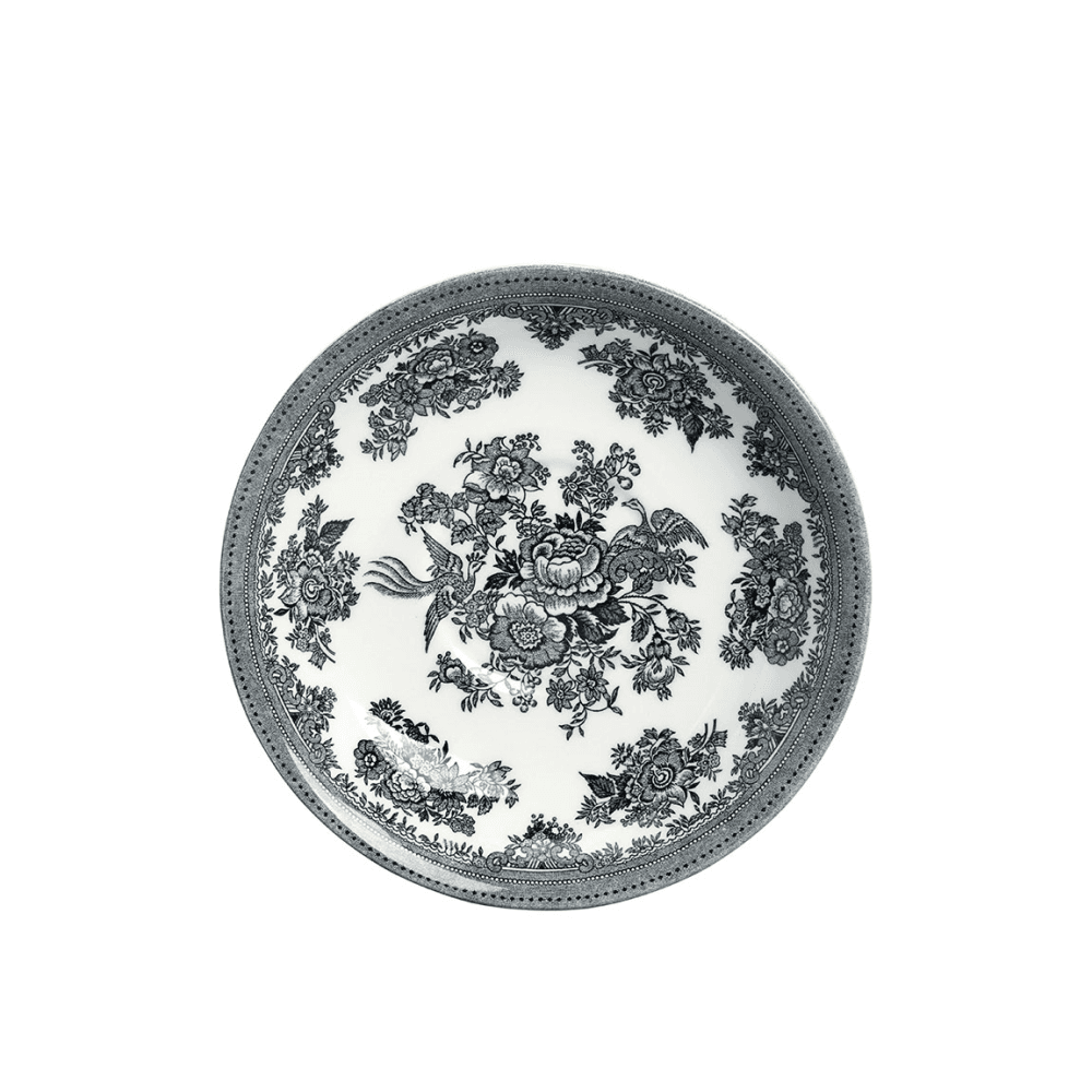 Asiatic Pheasants Breakfast Saucer, Black & White