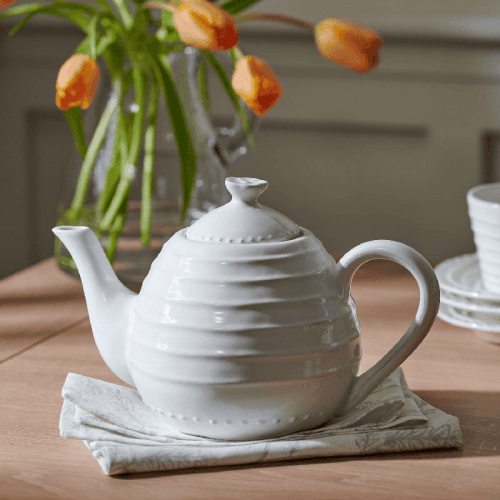 Image showing the Bowsley Teapot, White product.