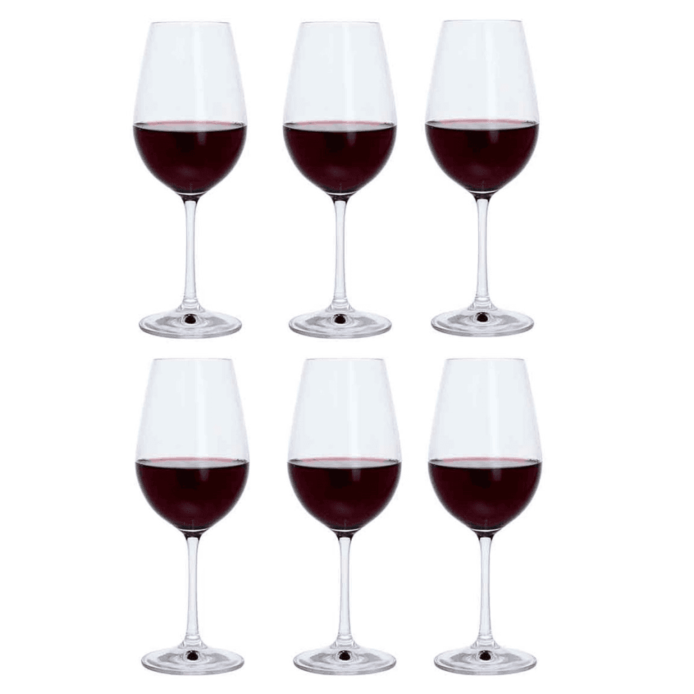 Wine and Dine Set of 6 Red Wine Glasses
