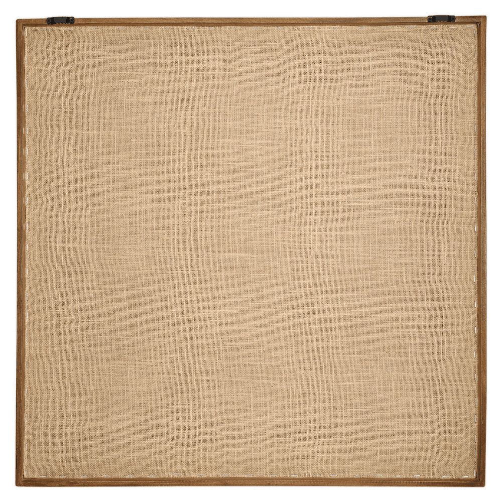 Birala Hand Stitched Wall Art, Natural