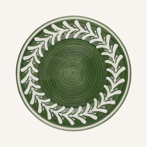 Image showing the Dark Helecho Dinner Plate product.