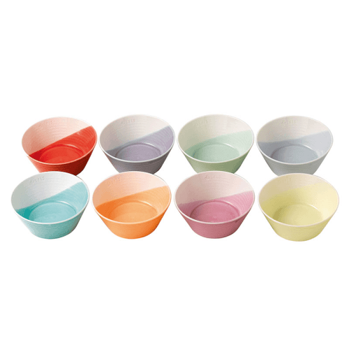 Image showing the 1815 Brights Set of 8 Bowls, Mixed Colours product.