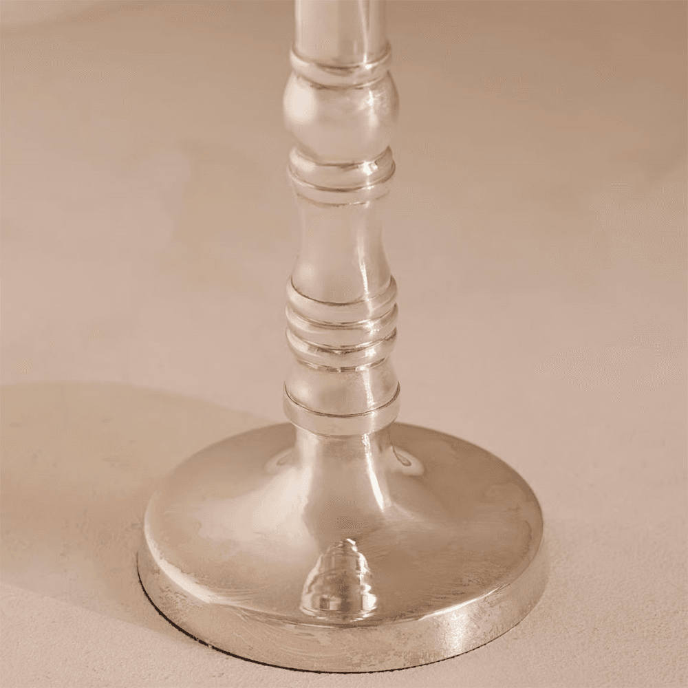 Stiden Set of 2 Candlesticks, Silver