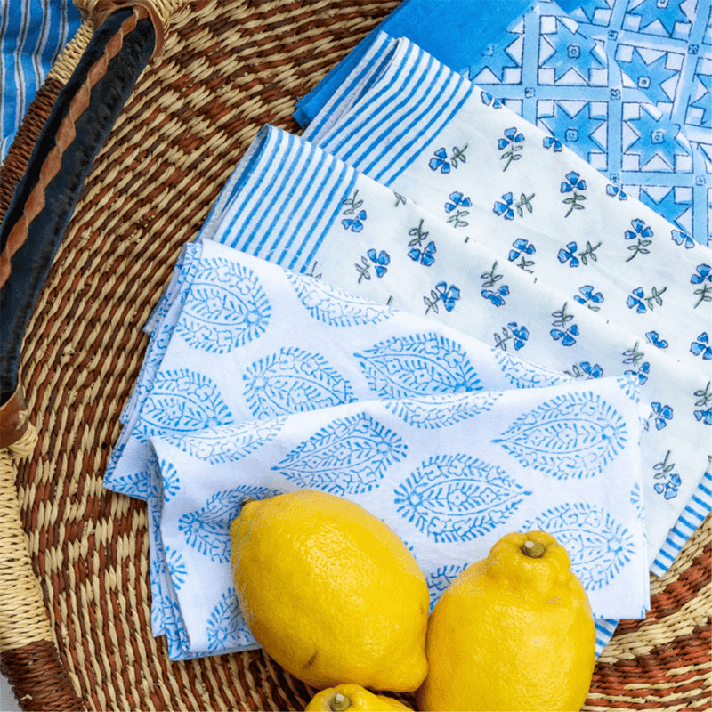 Leaf Set of 4 Napkins