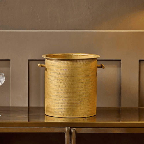 Image showing the Nalgora Wine Cooler, Antique Brass product.