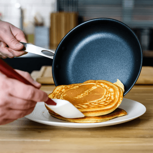 Image showing the Fry pan, tri-ply with coating, Stainless steel product.
