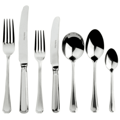 Image showing the Grecian Single Person Place Setting Cutlery Set, Sovereign Silver Plate product.