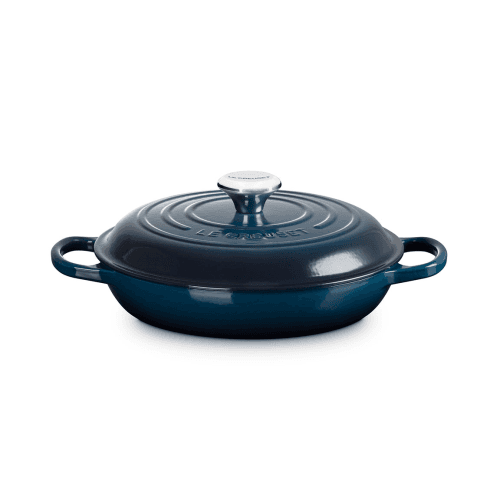 Image showing the Signature Cast Iron Shallow Casserole, D26cm, Nuit product.