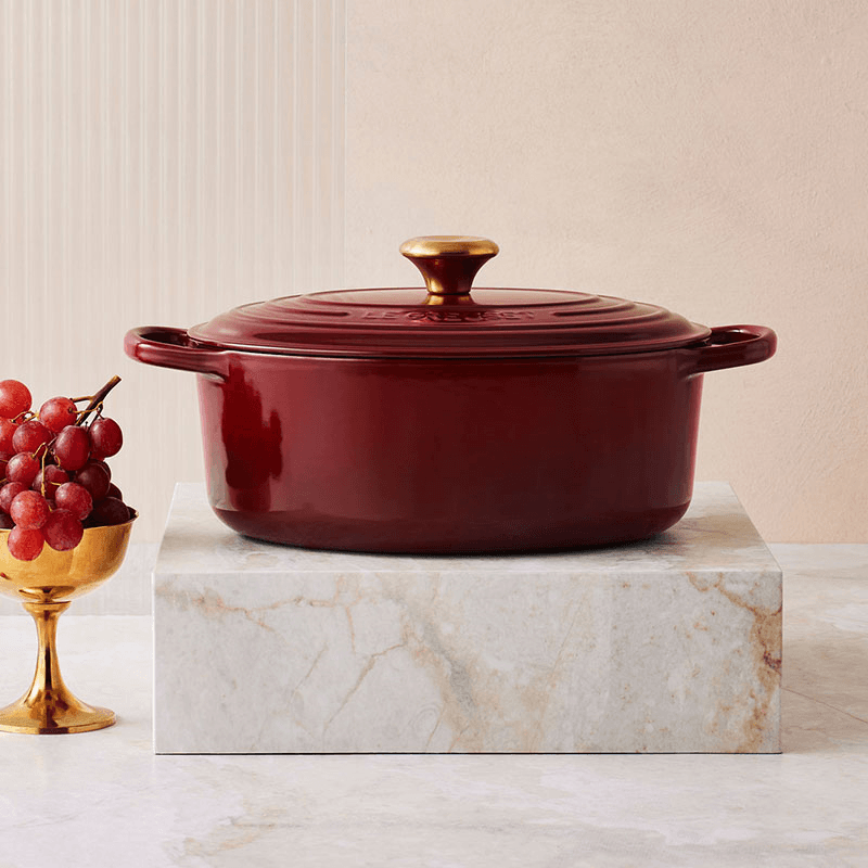 Signature Cast Iron Oval Casserole