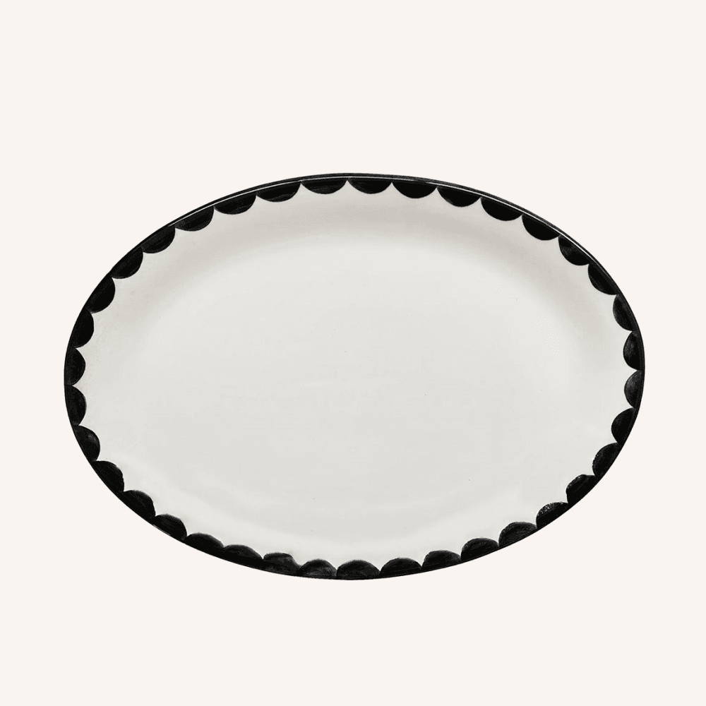 Cascos Set of 2 Trays, Jet Black