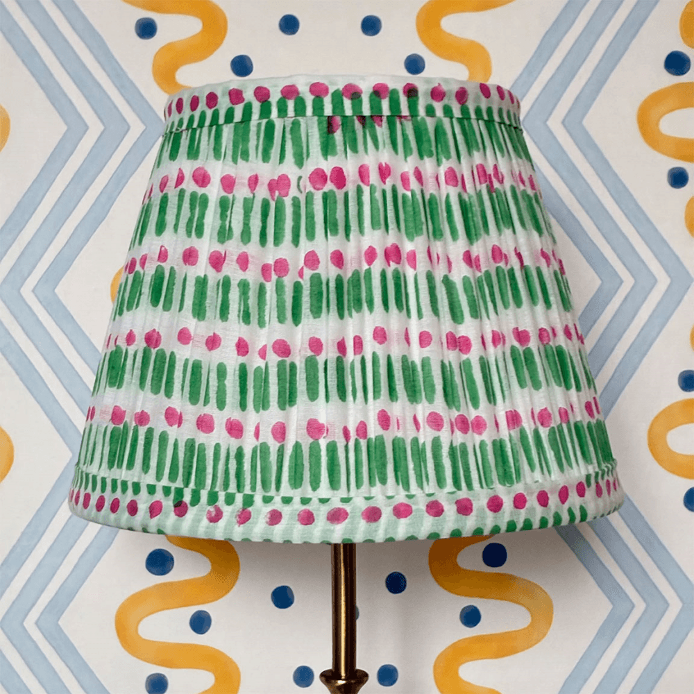 Block Print Lampshade