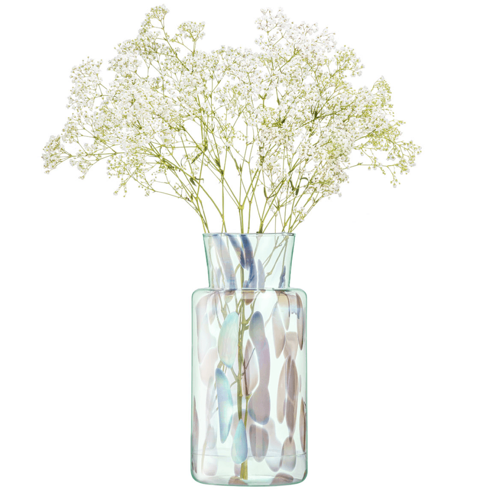 Sea Glass Vase, Ocean Blue