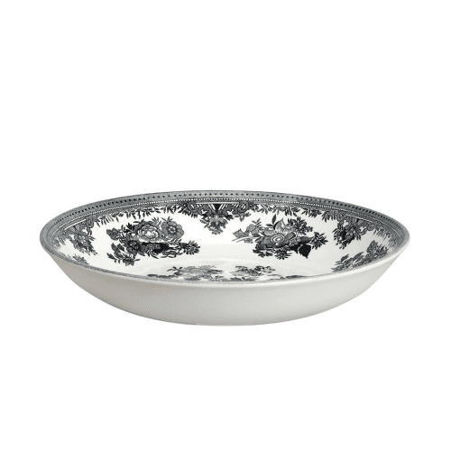 Image showing the Asiatic Pheasants Pasta Bowl, Black & White product.