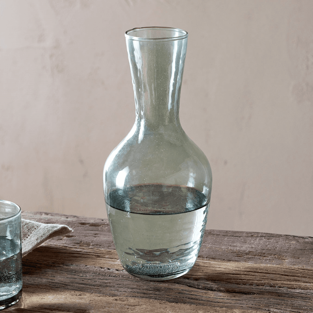 Yala Hammered Carafe, Sage Green