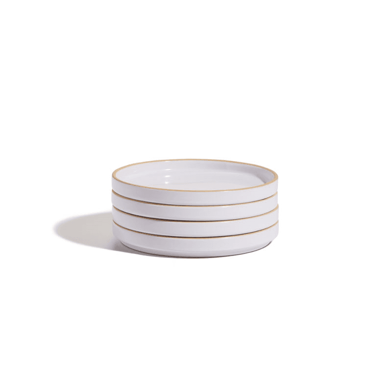 Set of 4 Dessert Plates, Steam