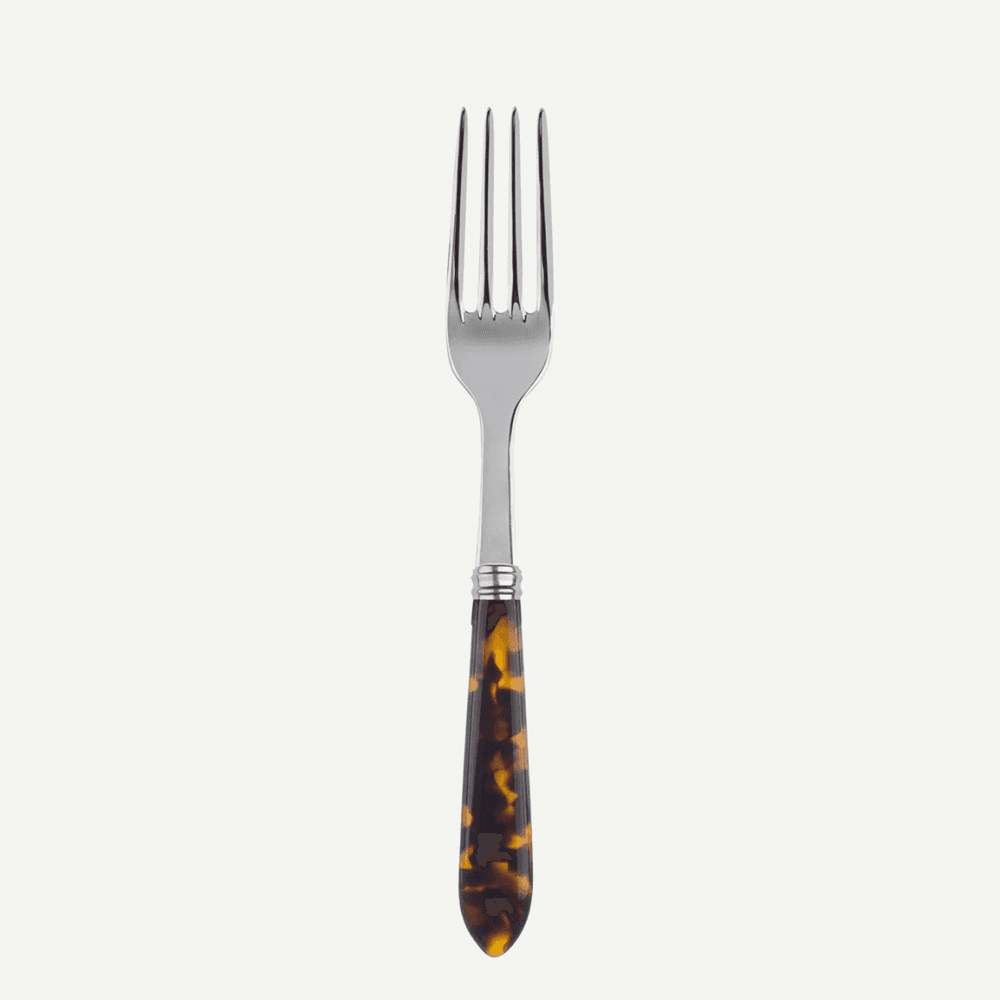 Tortoise Salad Fork, Brown