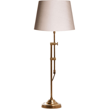 Image showing the Slider Table Lamp, Brass product.