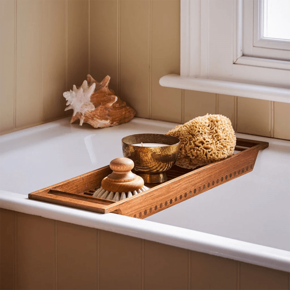 Moken Bath Caddy, Brown