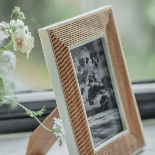 Image showing the Langley Photo Frame, Brown product.