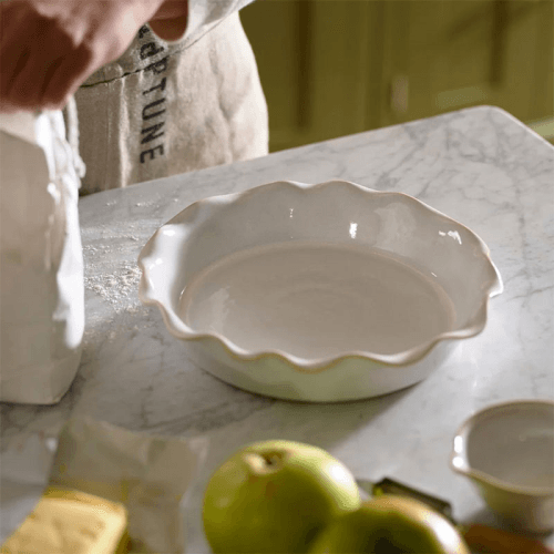 Image showing the Bramley Pie Dish, Reactive White product.