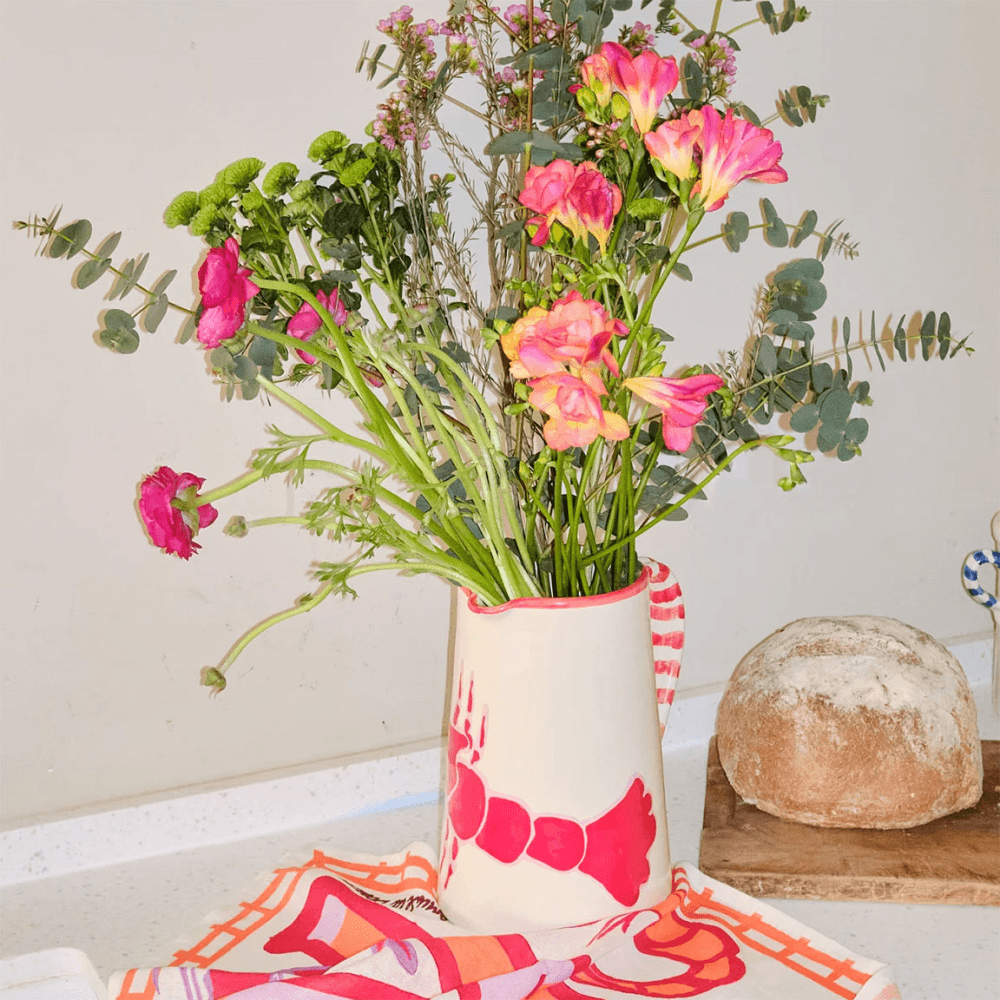 Lobster Jug, Red