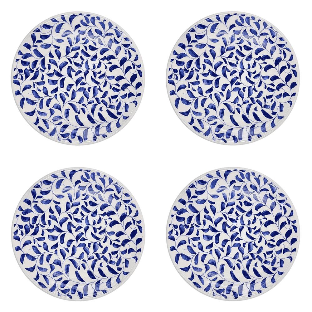 Scroll Set of 4 Dinner Plates