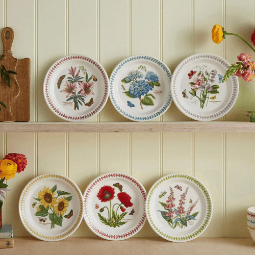 Image showing the Botanic Garden Meadow Set of 6 Salad Plates, Multi product.