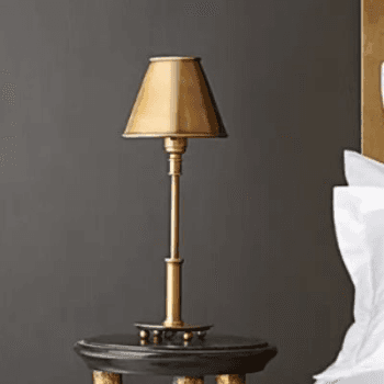 Image showing the Pod Table Lampbase, Antique Brass product.