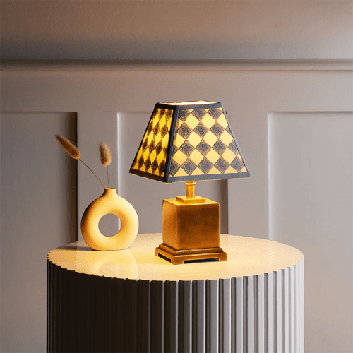 Image showing the Walter Rechargeable Table Lamp, Antiqued Brass product.