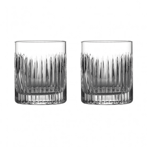Image showing the Connoisseur Aras Pair of Whiskey Glasses, Clear product.