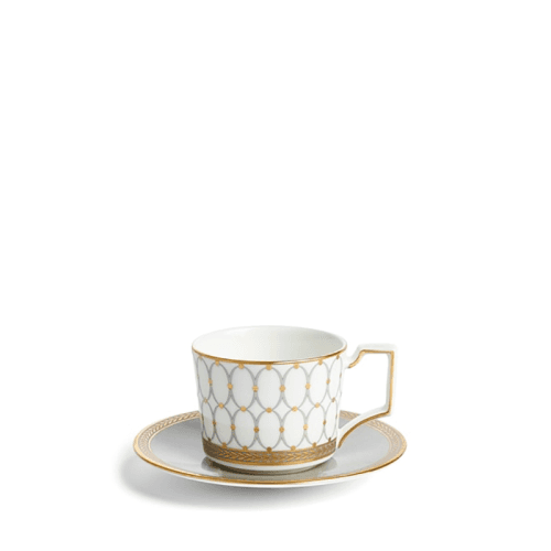 Image showing the Renaissance Coffee Cup & Saucer, Grey product.