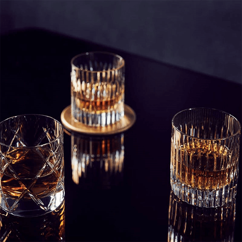 Connoisseur Aras Pair of Whiskey Glasses, Clear