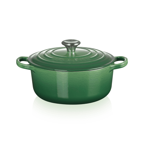 Image showing the Signature Cast Iron Round Casserole, D28 cm, Bamboo product.