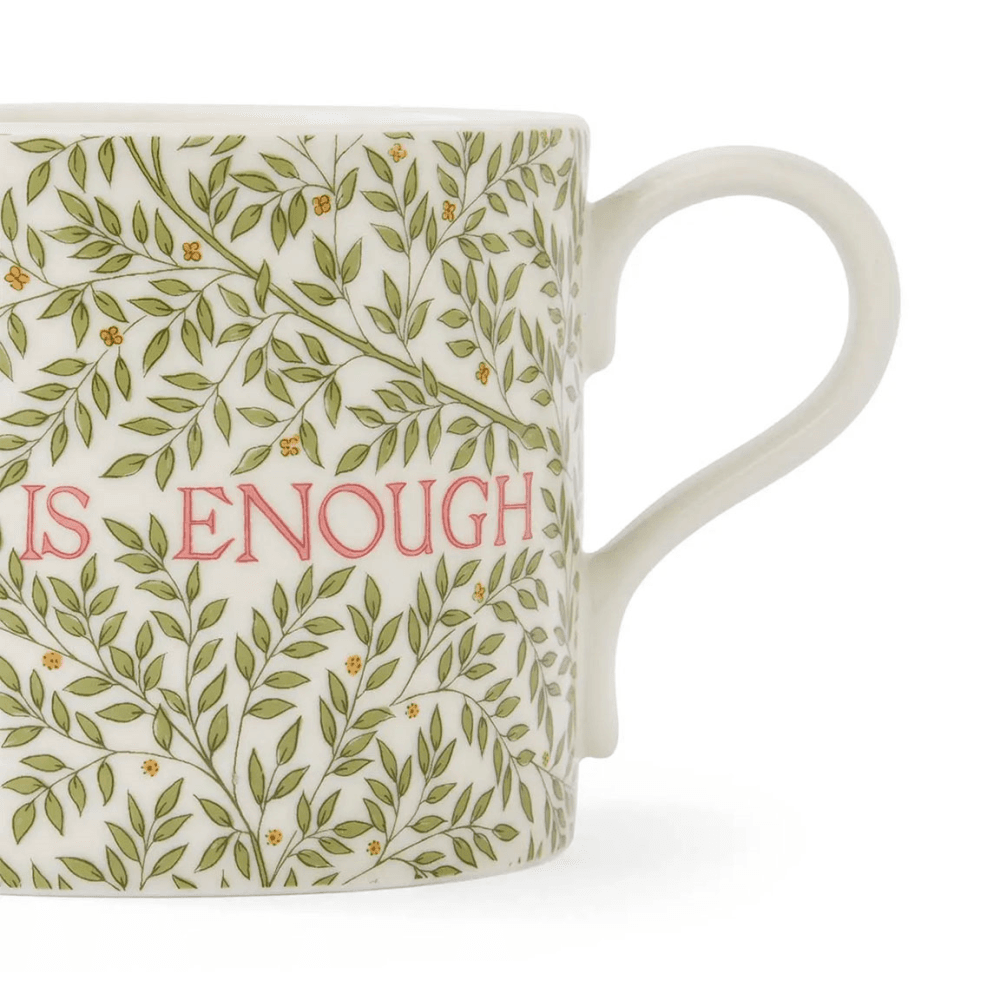 Morris & Co Love is Enough Set of 2 Mugs, Multi