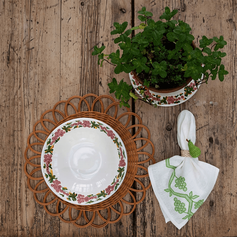 Pear Set of Napkin Rings