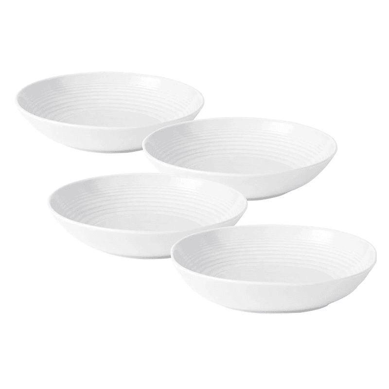 Gordon Ramsay Maze Set of 4 Pasta Bowls, White