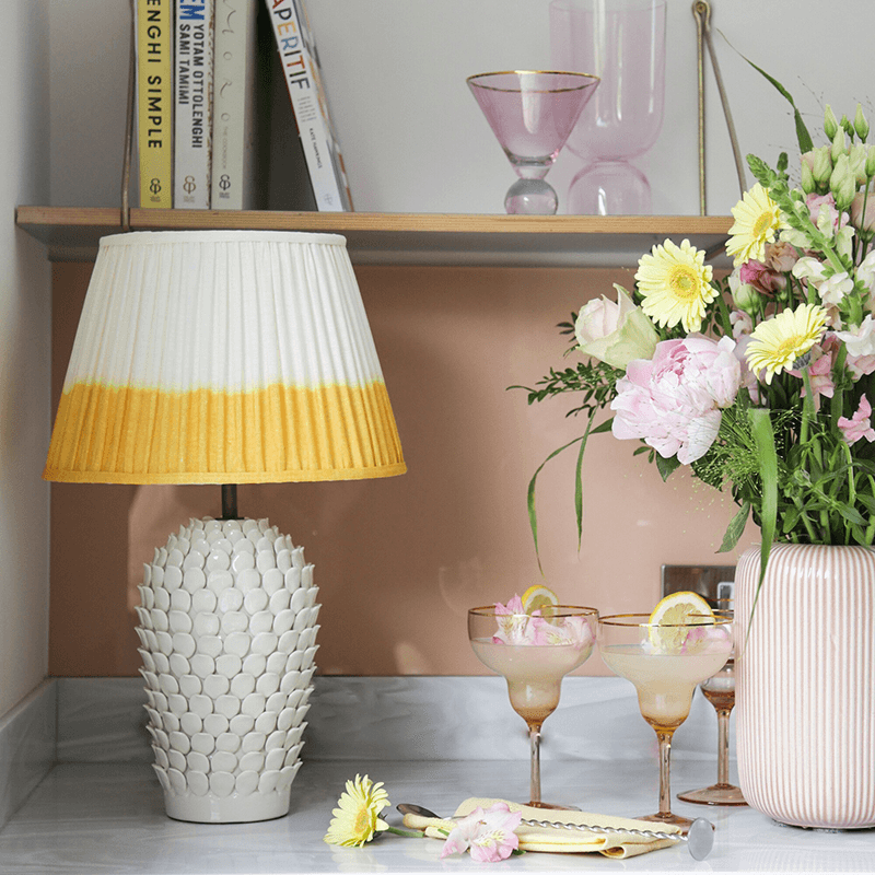 Stucco Table Lamp Base Only
